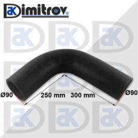 Маркуч коляно Ø 90 - 250 х 300 mm